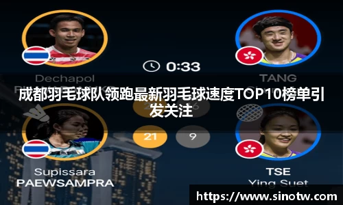 成都羽毛球队领跑最新羽毛球速度TOP10榜单引发关注